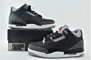 Air Jordan 3 Retro OG Black Cement 854262 001 Womens And Mens Shoes  